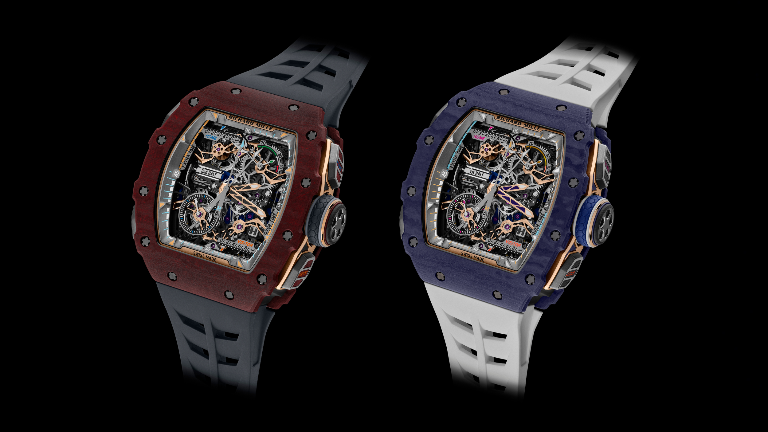 The Richard Mille RM 41-01 Tourbillon Flyback Soccer is the